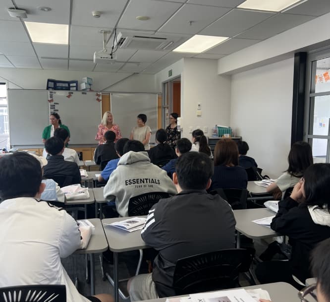 알바니 주니어 하이스쿨 오리엔테이션 현장|엔젯인포 관리형 유학생 학교 적응 시작